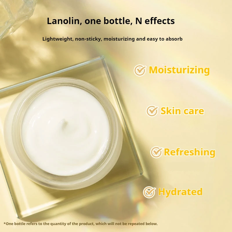 LAIKOU 90g Face Cream Collagen Facial Sheep Oil Cream Lanolin Skin Moisturizing Soothing Hydrating Facial Skin Care Cream