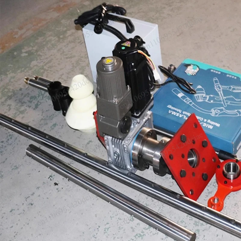 Small automatic tool excavator maintenance, portable boring machine, boring and welding integration