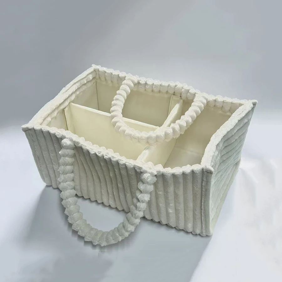 طفل أفخم تخزين الحضانة سلة تنظيمية للأم حمل حقيبة حفاضات حقيبة أطفال تخزين الناقل جيب كبير عربة الملحقات #6