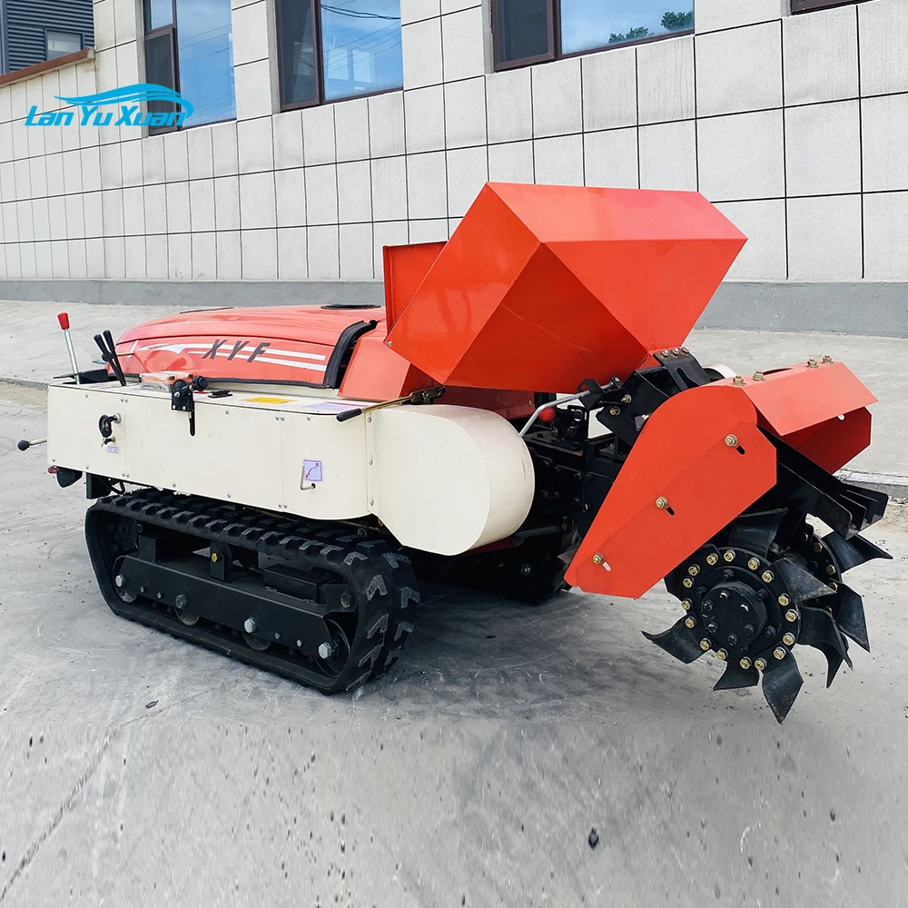 Multifunction Agriculture Machinery Remote Control Cultivators Crawler Cultivator