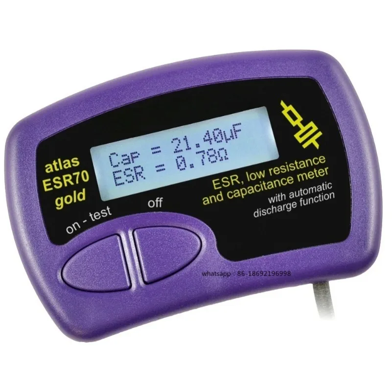 ESR70 Atlas ESR+passive component analyzer 0-40ohm 1uF-22000uF measuring range electronic test equipment