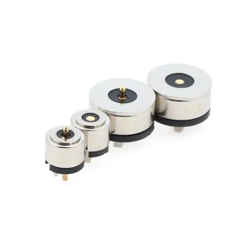 Magnet Suction High Current Pogo Pin Connectors 2Pcs Round Male Female Kit for Digital Product Charging Module