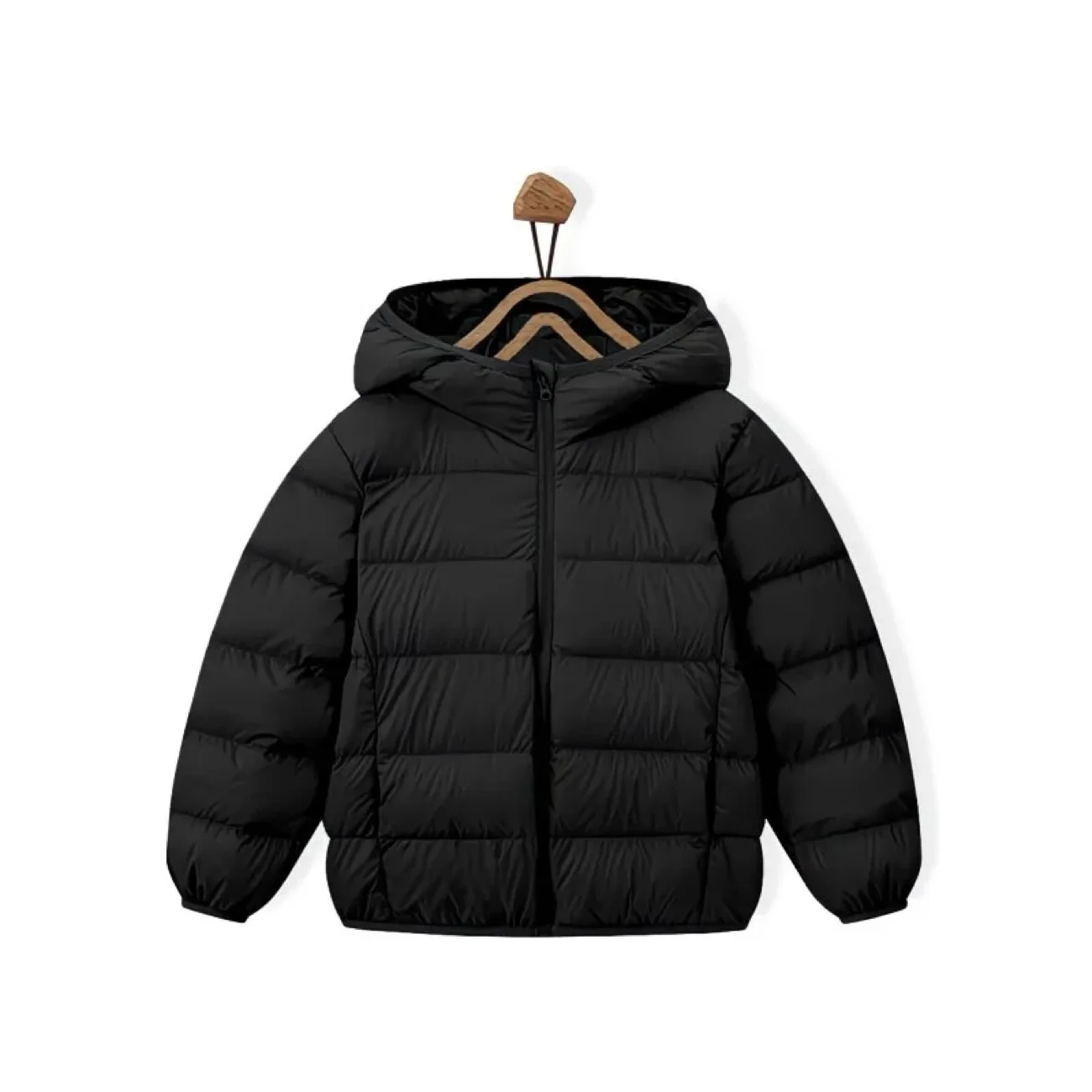Fall and Winter Children's Light Paragraph down Jacket Children's Jacket New Boys and Girls Big Boy Hooded White Duck down Jacke