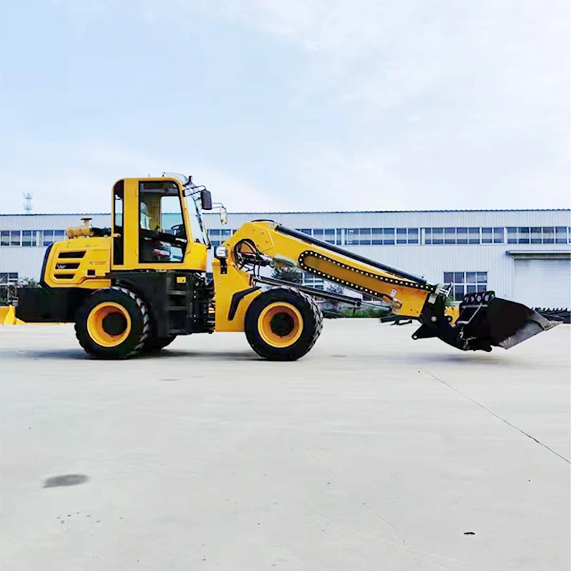 الجرافة ذات العجلات المدمجة من النوع الزراعي والآلات البناء مبيعات المصنع مباشرة متعددة الوظائف المصنوعة في الصين #3