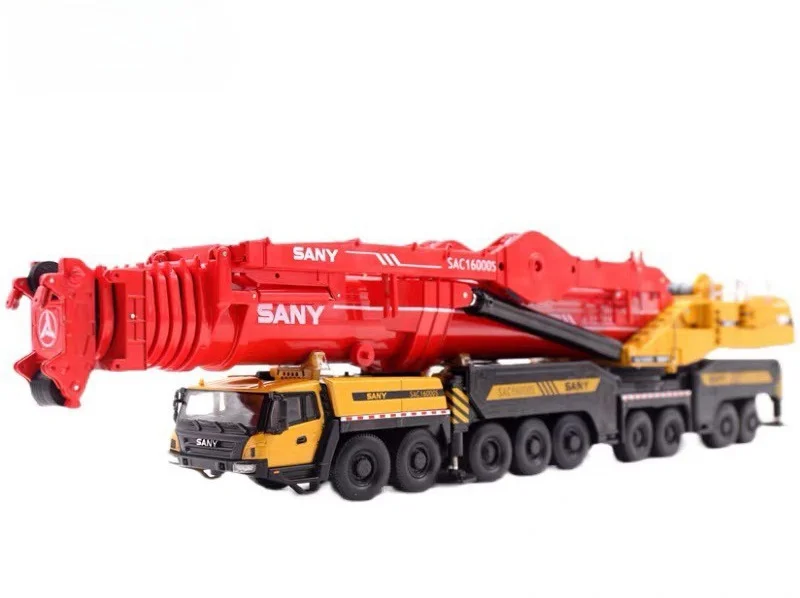 Alloy Model Gift 1:50 Scale SANY SAC16000S Automobile All Terrain Crane Engineering Machinery Vehicles DieCast Model Collection