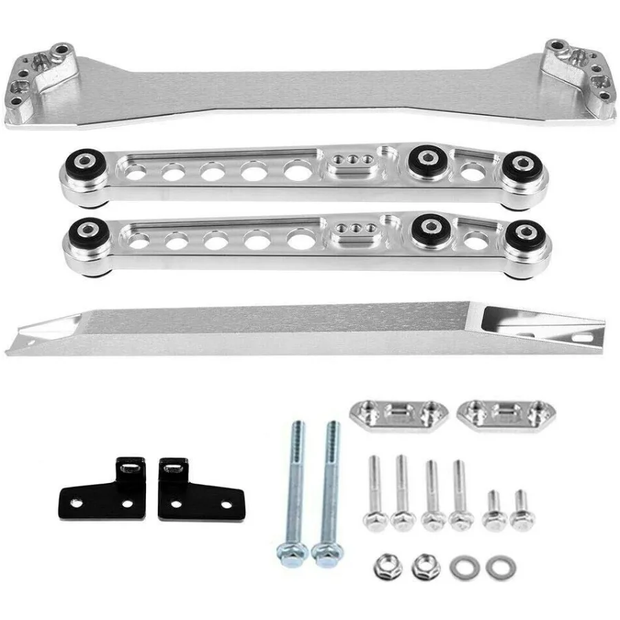

Rear Lower Control Arm Subframe Brace Tie Bar Kit for 19962000 Honda Civic DX EX CX GX LX HX Si 1.6L Rear Suspension Upgrade wi