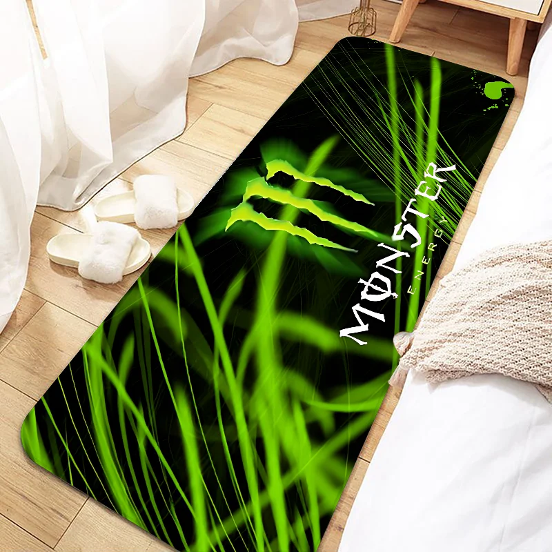 Energy drinks Door Mat Entrance Non-slip Doormat Washable Kitchen Carpet Living Room Hallway Rugs Bathroom Bath MonsterS