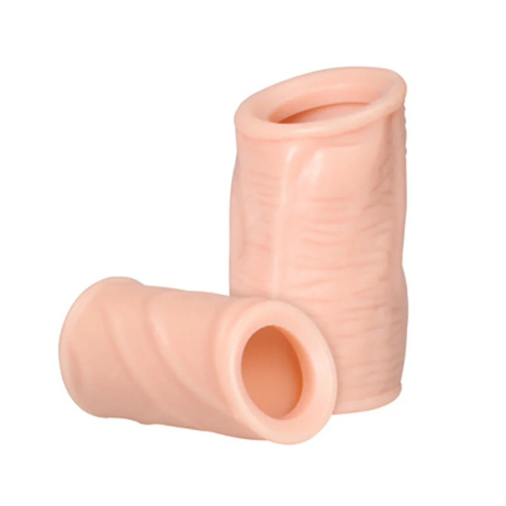 2PCS Male Foreskin Corrector Resistance Daily/Night Cockring Delay Ejaculation Penis Sleeve Sex Toys for Men