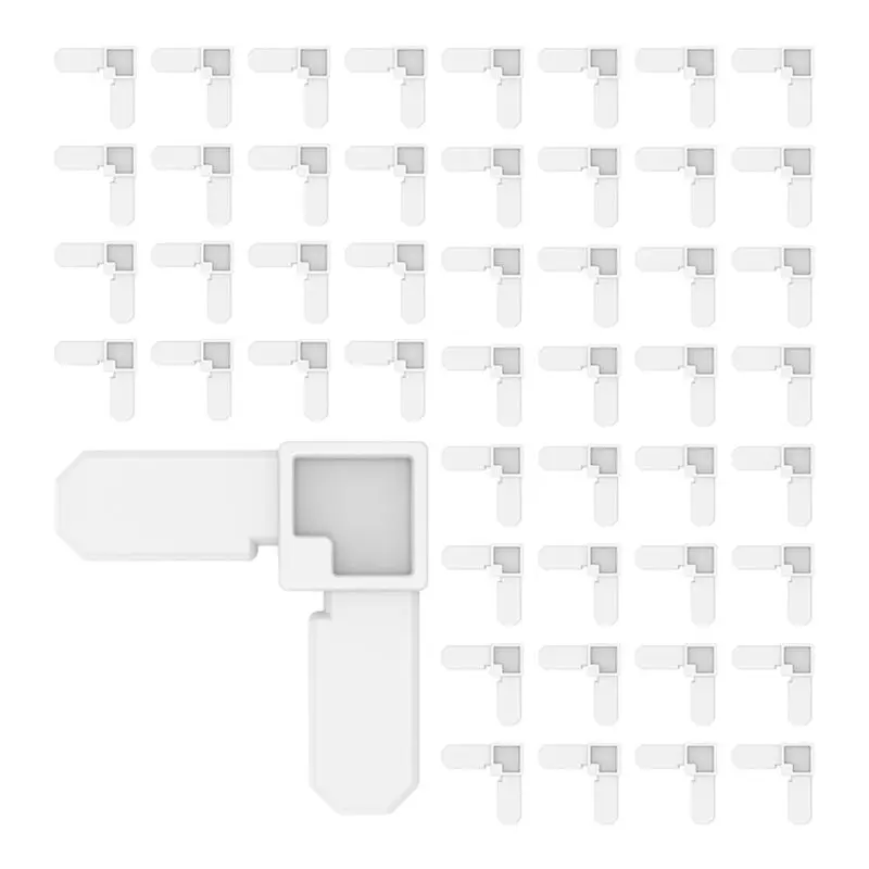 A64T-50 Pack Screen Frame Corner Replacementwindow Screen Corners Connector Joint For 5/16