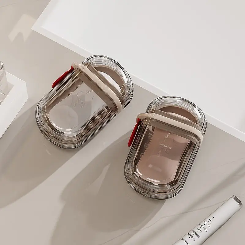 

New 2025 travel soap box, soap box creative with lid sealed drain, portable, soap box mosquito coil rack