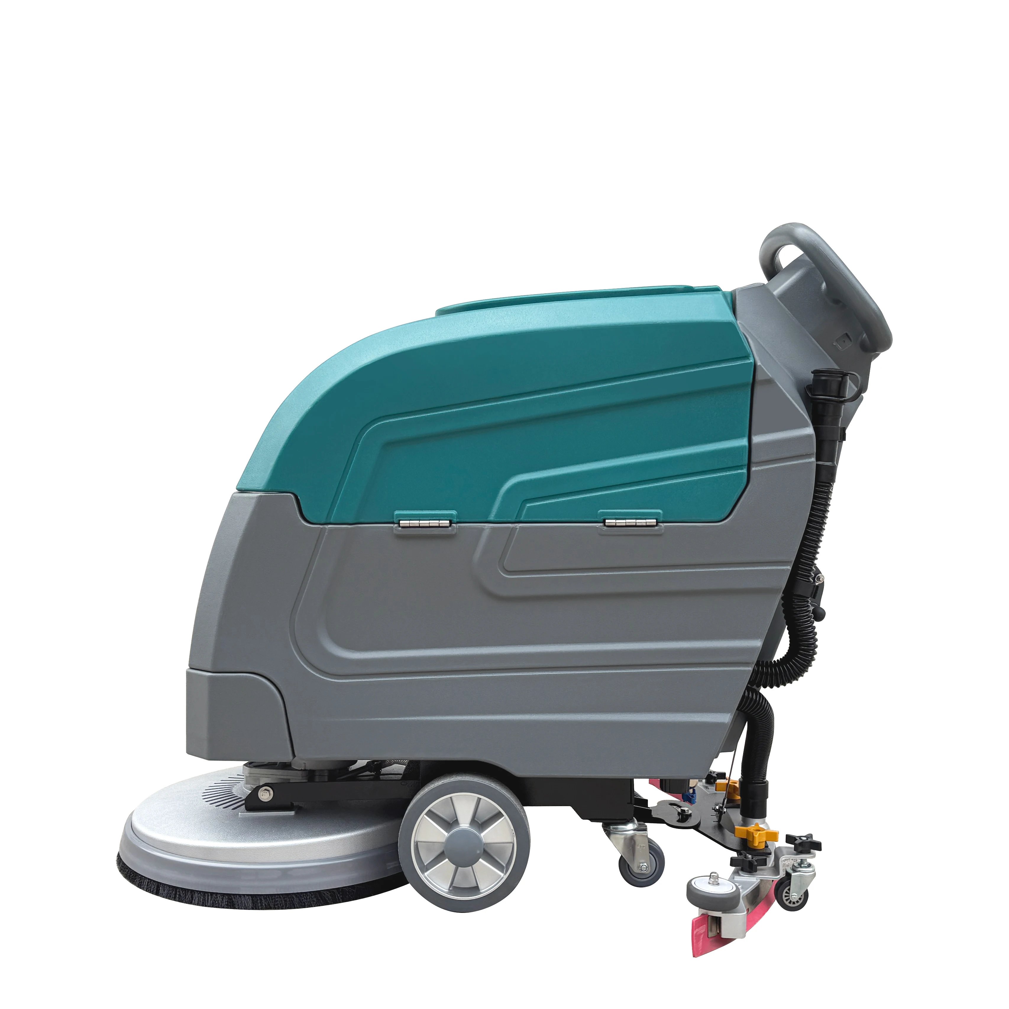 Стиральная машина Сушильная машина Автоматическая ходьба Коммерческая мойка пола на батарейках