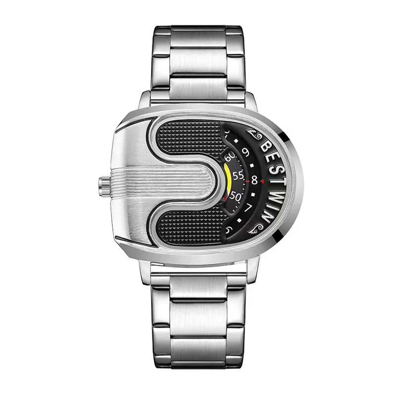 New outdoor sports multi-function watch male personality hollow new concept wormhole advanced sense quartz watch