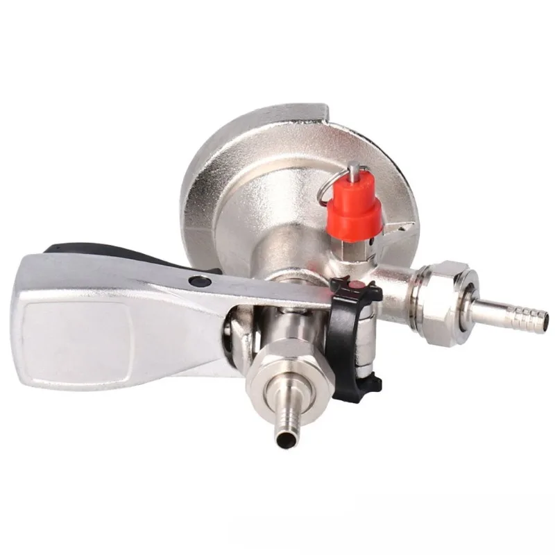 Supply Plate Beer Connector Type A Dispenser with Exhaust Valve, Stainless Steel Type A