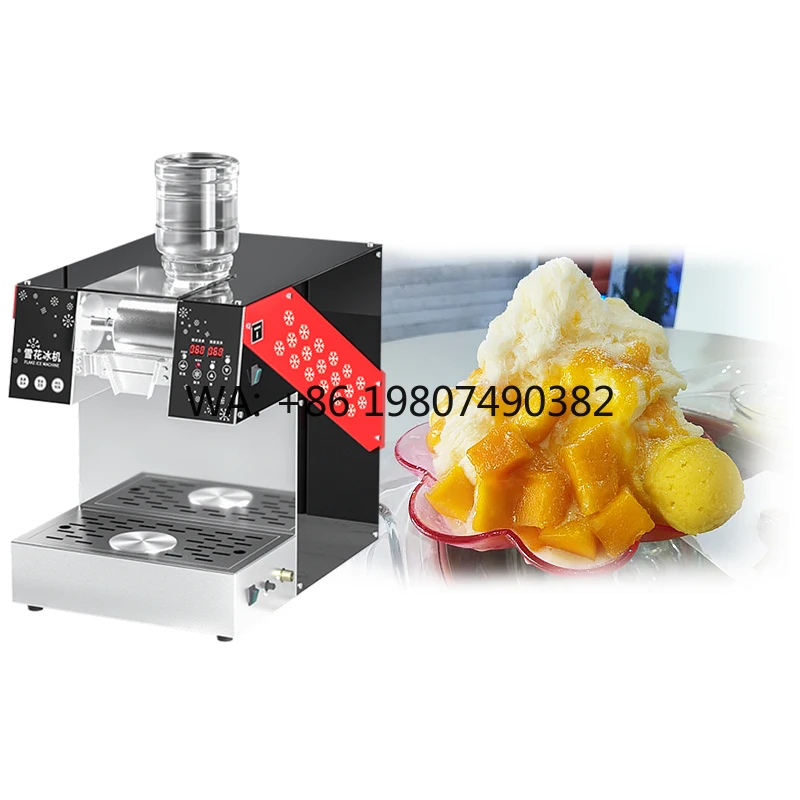 High Output Flake Ice Machine, 220V Digital Display, Commercial Ice Maker, 360KG/24h Capacity for Beverage Application