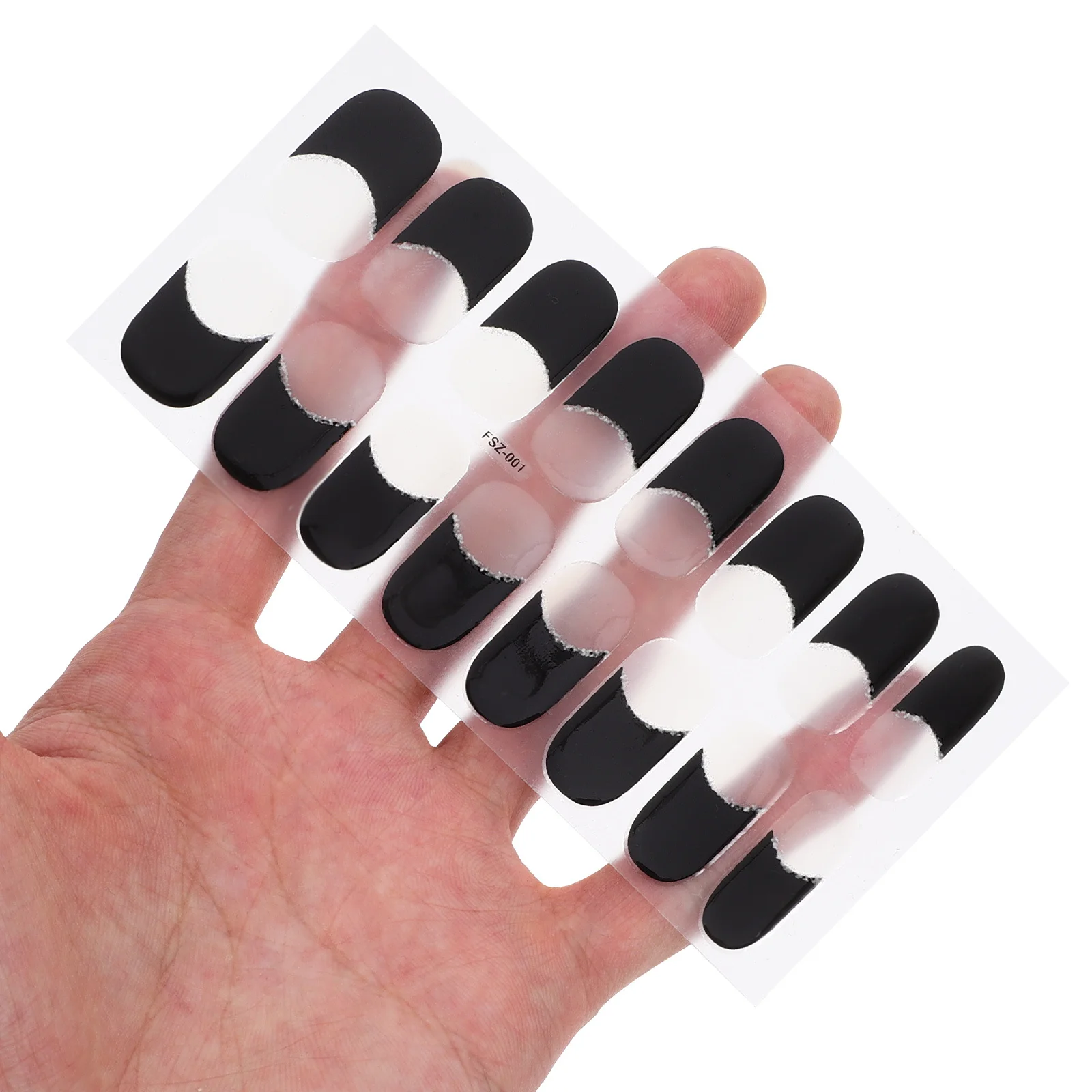 1 セット自己粘着ネイルステッカーストリップネイルアートデカールすべてのサイズに適した耐久性のある光沢のあるマニキュア DIY 用品