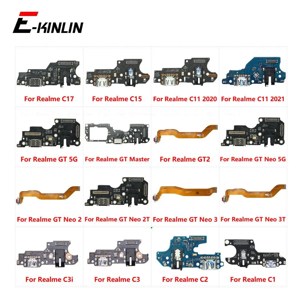 USB Charging Port Dock Plug Connector Charger Board For OPPO Realme GT Master GT2 Neo 2 2T 3 3T C17 C15 C12 C11 C3i C3 C2 C1