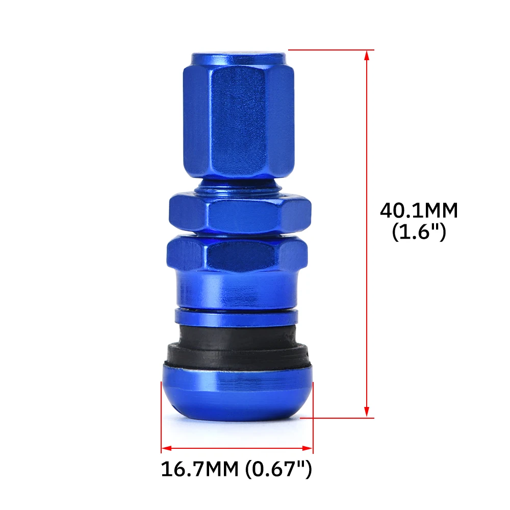 4 unids/set Universal de la motocicleta de la rueda del coche de válvula de neumático sin tubo tapones de válvula para neumáticos vástago de válvula