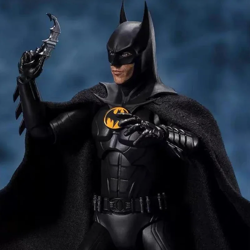 Bandai Shfiguarts The Flash Michael Keaton Batman Bruce Wayne Anime Figure Shf Action Model Toy Collectible Model Gift