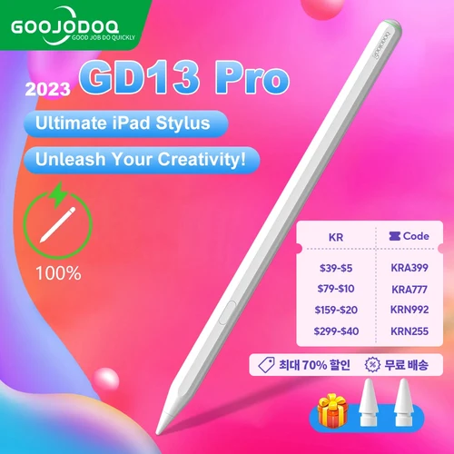 Para Apple Pencil 2 lápiz de carga inalámbrica para iPad con rechazo de palma para Apple iPad Mini 6 iPad Air5 4 iPad Pro 11 12,9