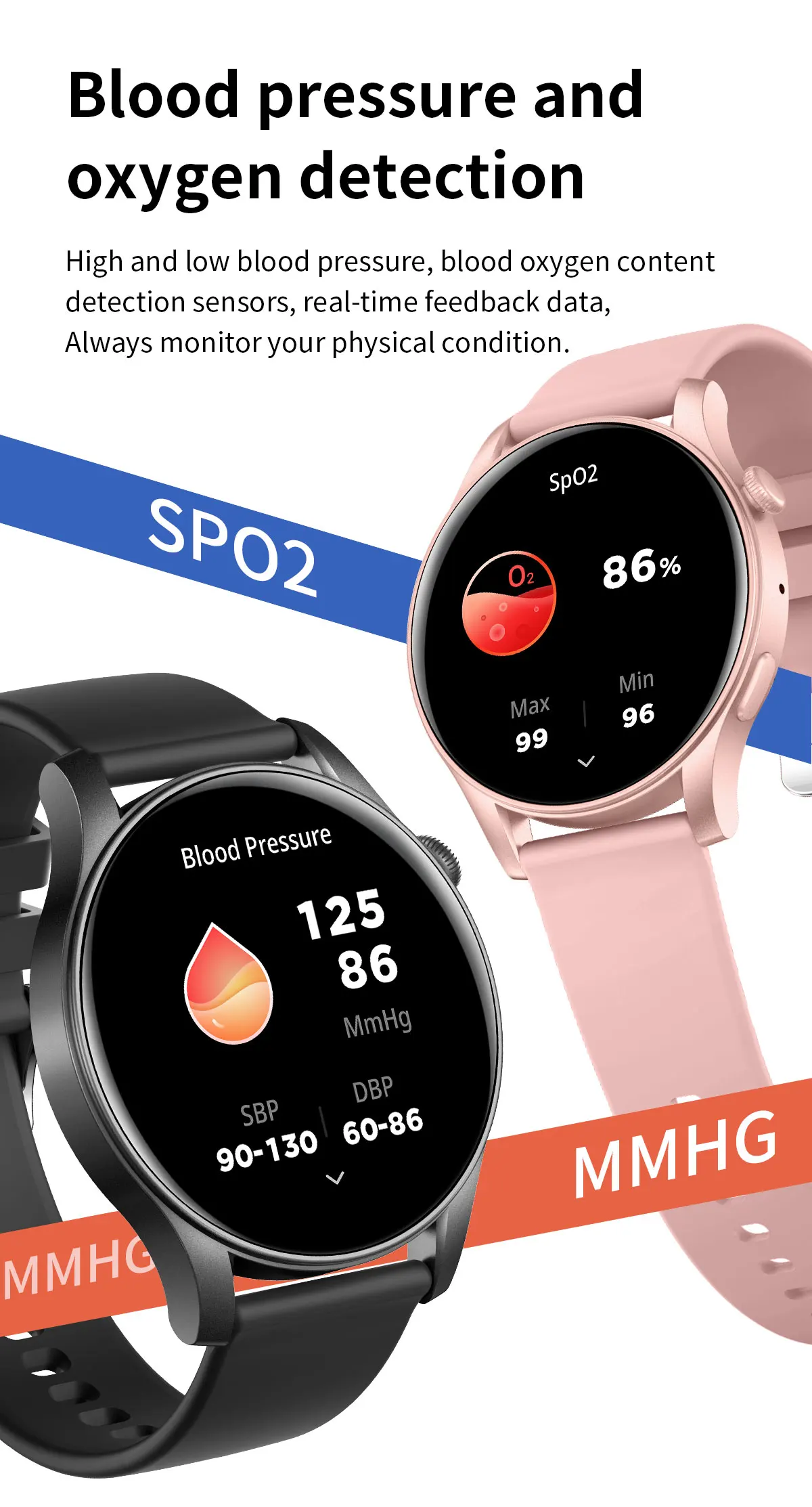 Neue Bluetooth Call Herren Smartwatch mit 107 Sport modi, Outdoor Fitness, Android Kompatibilität, iOS Herren Smartwatch 2024