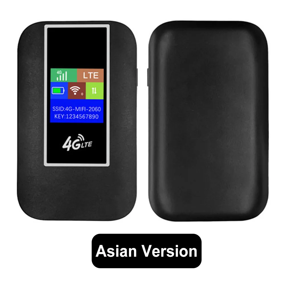 

4G LTE Wireless Internet Router Type-C 150Mbps Pocket Mobile Hotspot with SIM Card Slot Modem Router for Home Office Car Travel