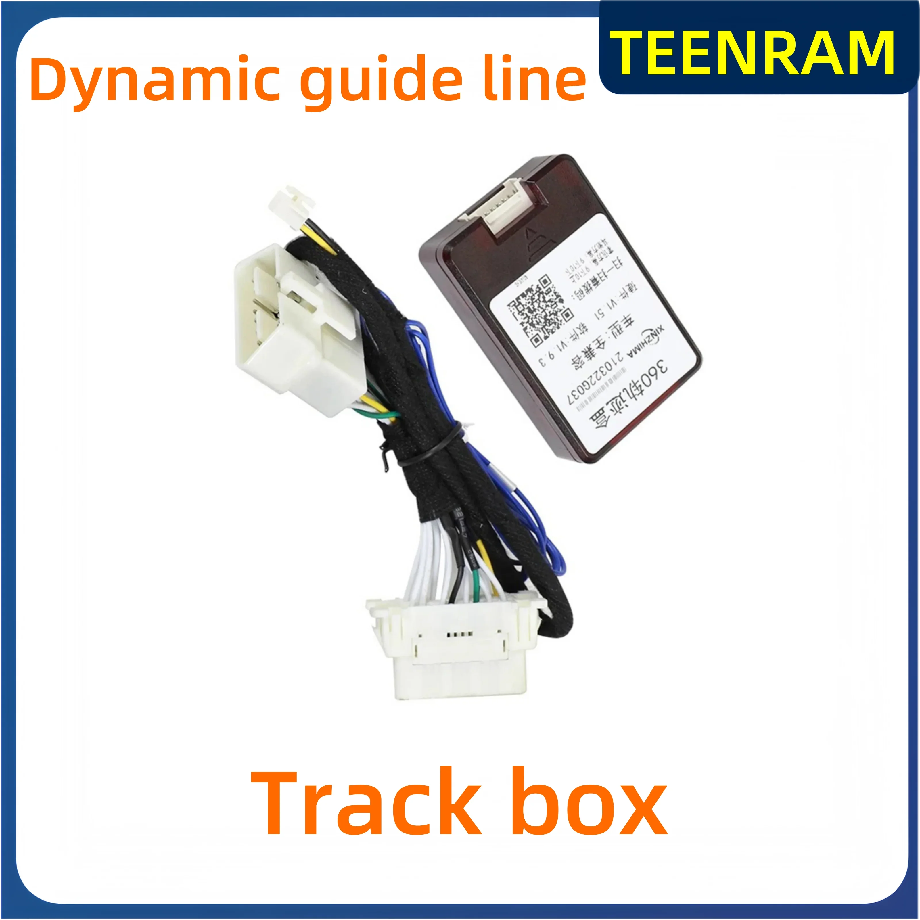 

TEENRAM 3D Panoramic Car 360 Bird's-eye View Panoramic System Dynamic Trajectory Tracking Line Guide Line Dynamic Parking Line