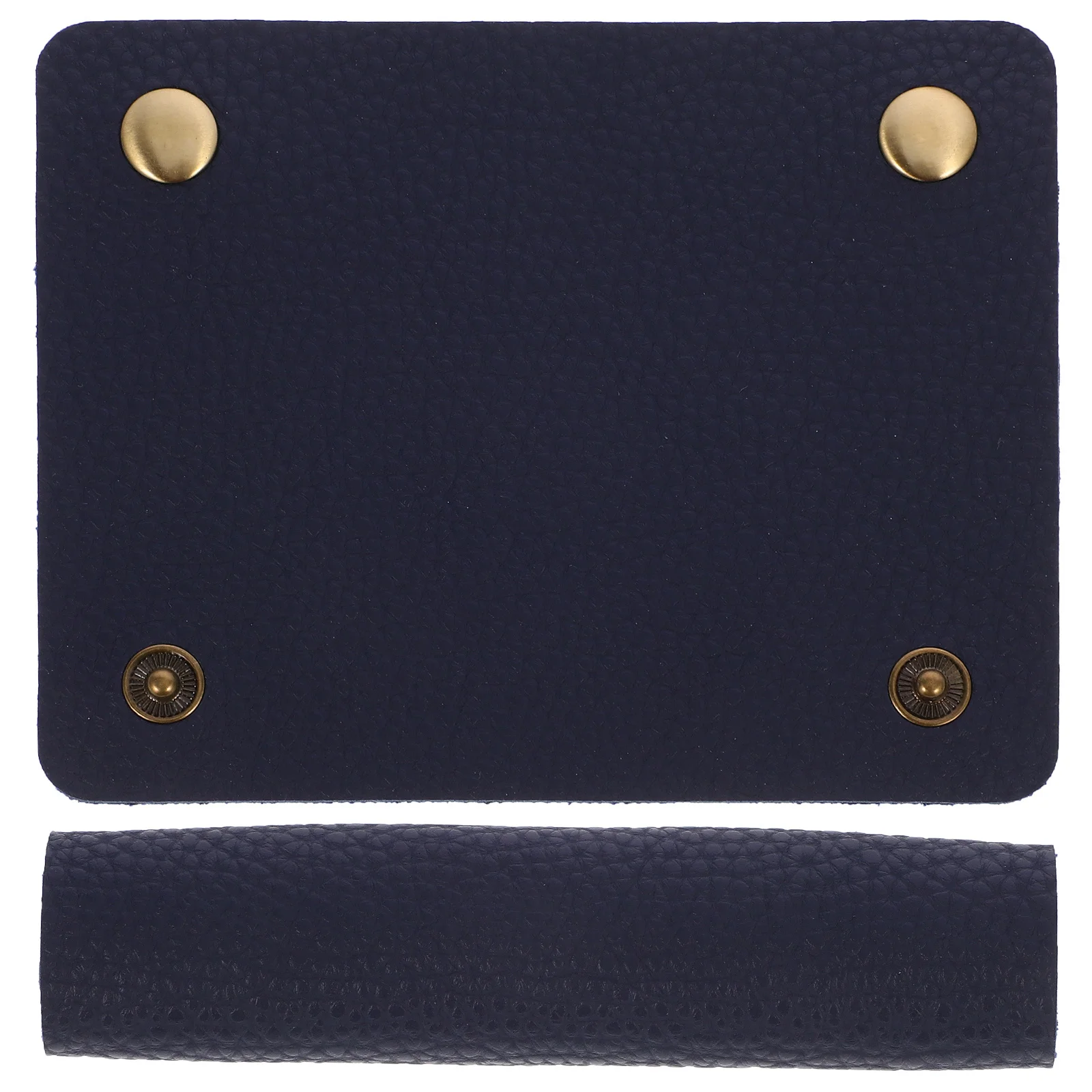 2pcs Handle Wrap Pu Bag Handle Cover Replacement Accessory For Handbag Luggage Strap Decorative Sleeve Teaching