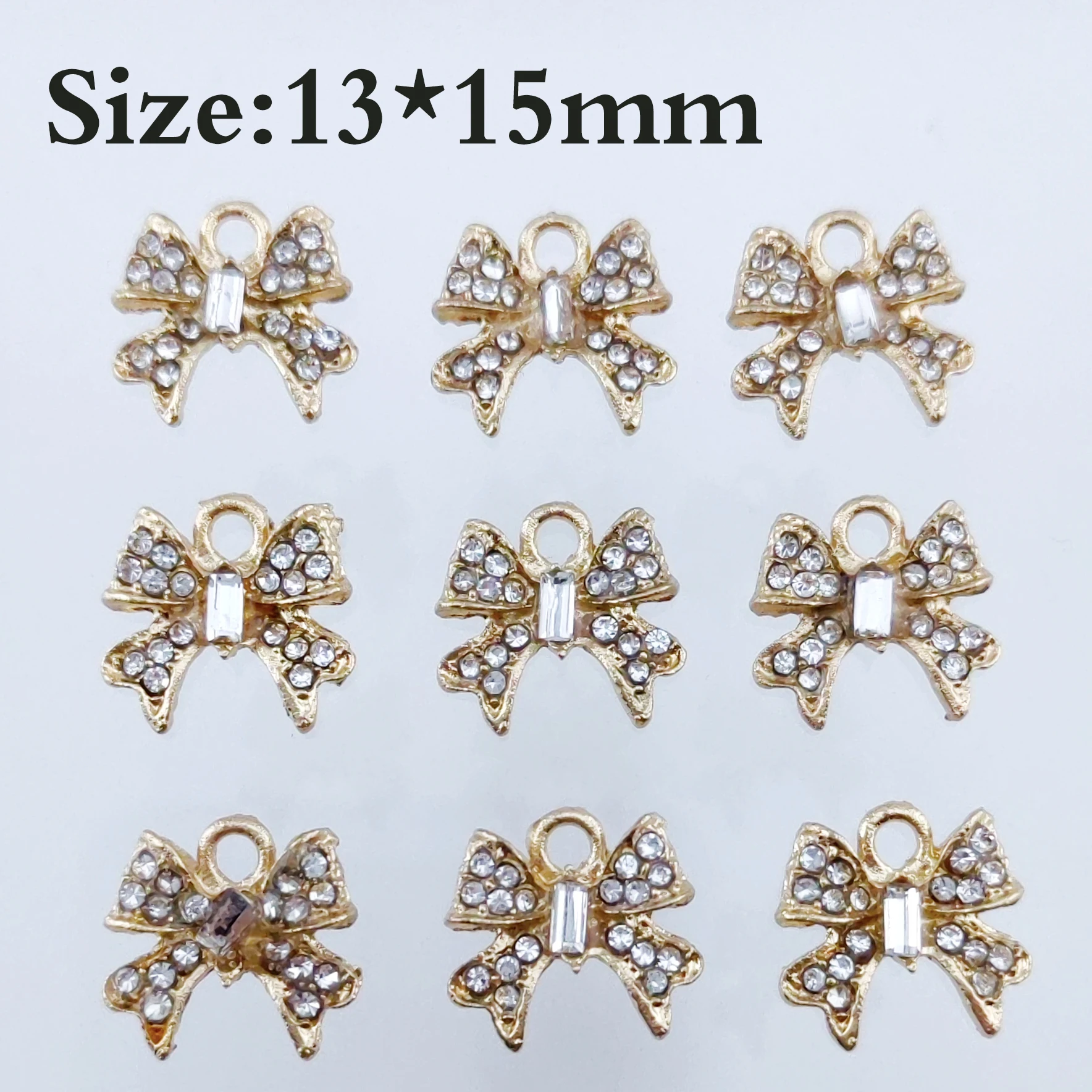 Alloy Bow Rhineston… - image