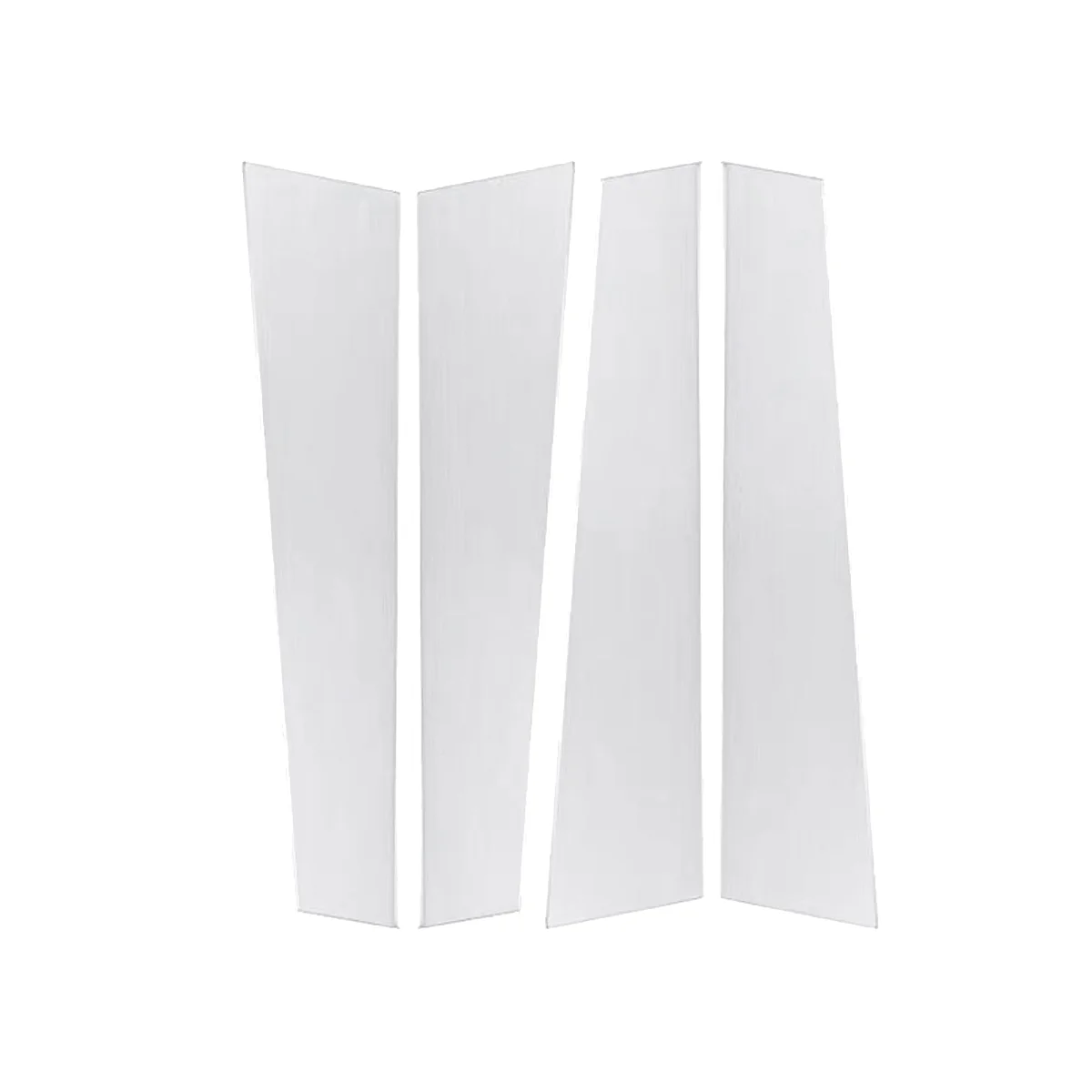 4Pcs Car Exterior Door Window B Pillar Strip Sticker for Class 2020-2023 Chrome Aluminium Trim