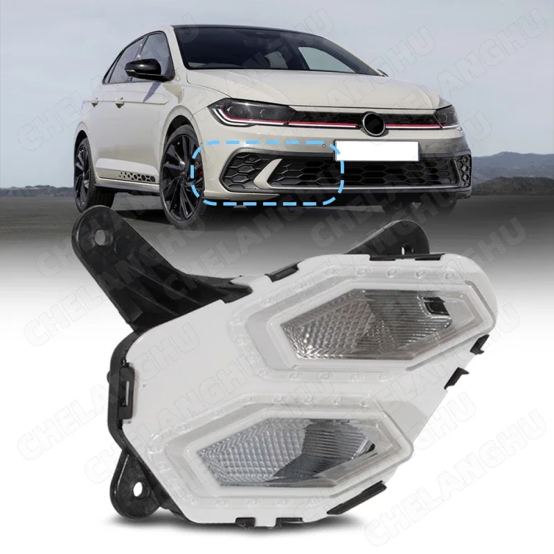 

1Pc Right side LED Fog Light For VW Polo GTI 2021 2022 2023 2024 Auto Accessories Fog Lamp OEM 2G0941056