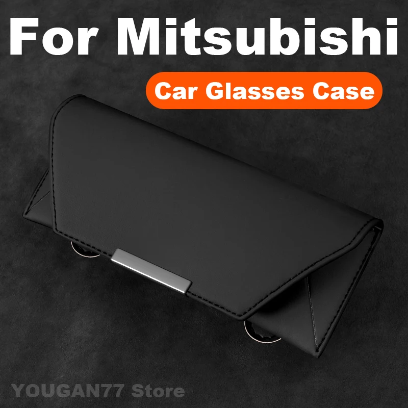 

Car Glasses Case For Mitsubishi Eclipse Cross Xforce Lancer Triton Pajero L200 Outlander Mirage 2025 Universal Car Glasses Frame