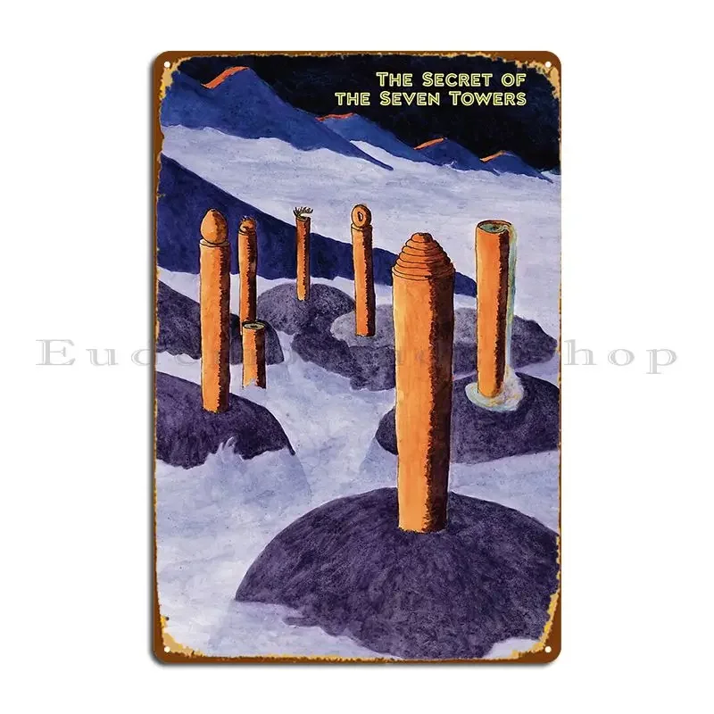 Lao y Paciencia 2: El Secreto de las Siete Torres - Placa Metálica Retro de Cine, Póster Impreso para Fiesta, Letrero de Lata de Cine