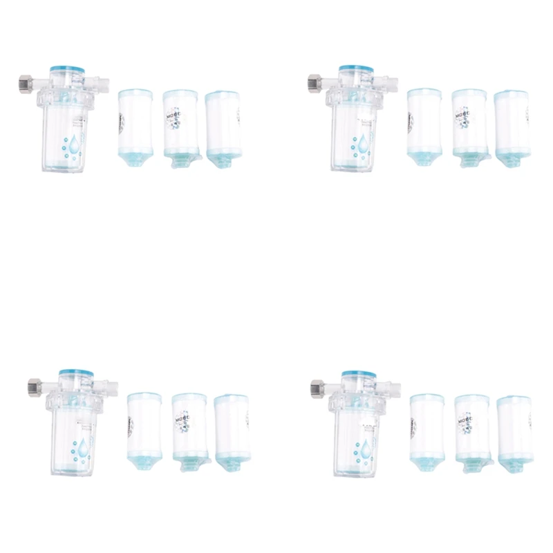 

4X Purifier Output Universal Shower Filters Household Kitchen Faucets Water Heater Purification