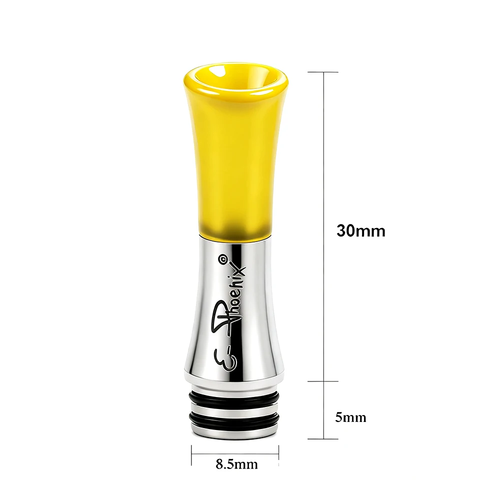 510 Drip Tip Pioneer Extended Firebird Drip Tips PEI roestvrij staal MTL BSKR V2 mondstuk