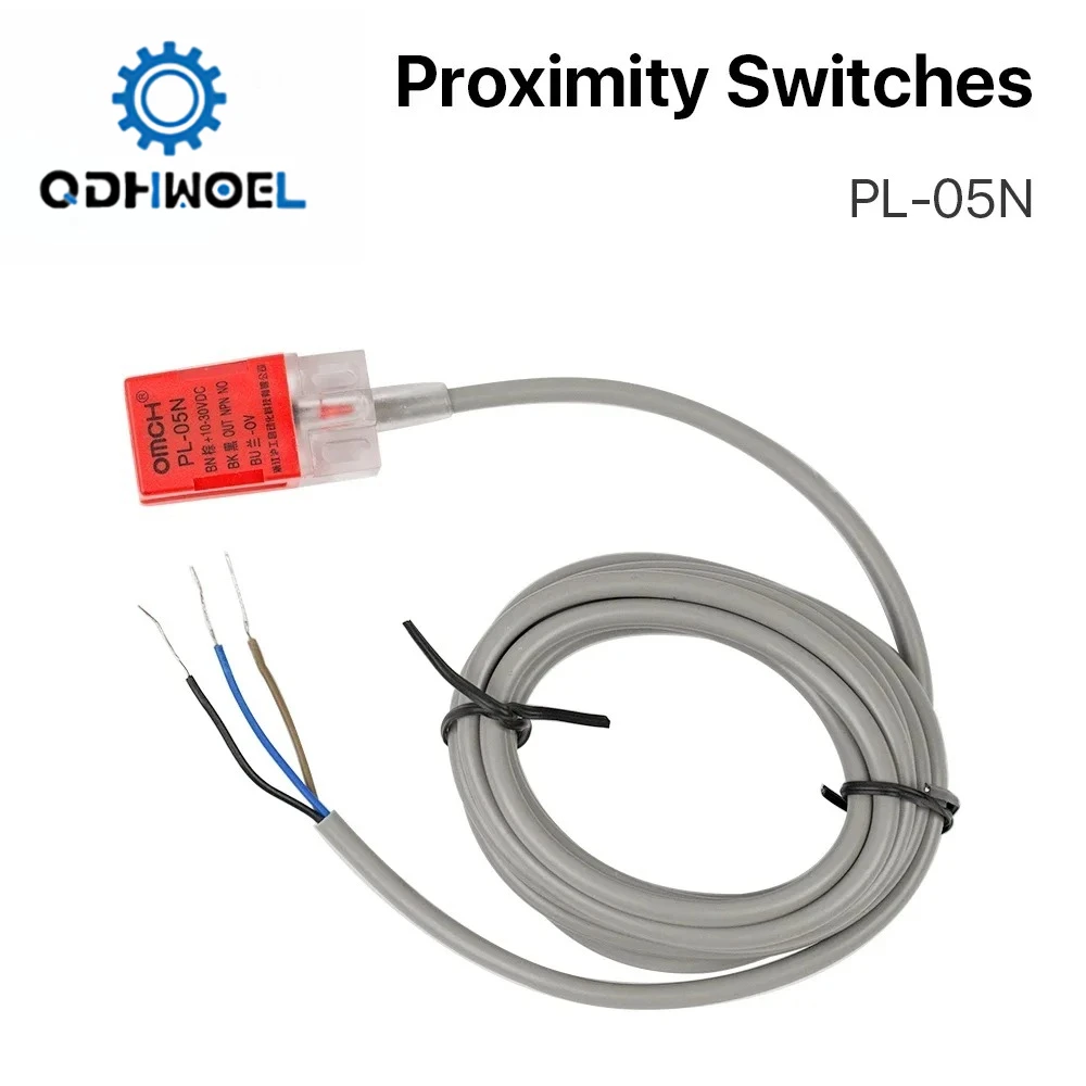 QDHWOEL PL 05N Inductive Proximity Sensor Switch 5mm NPN DC10 30V Normally Open For Laser Cutting Machine