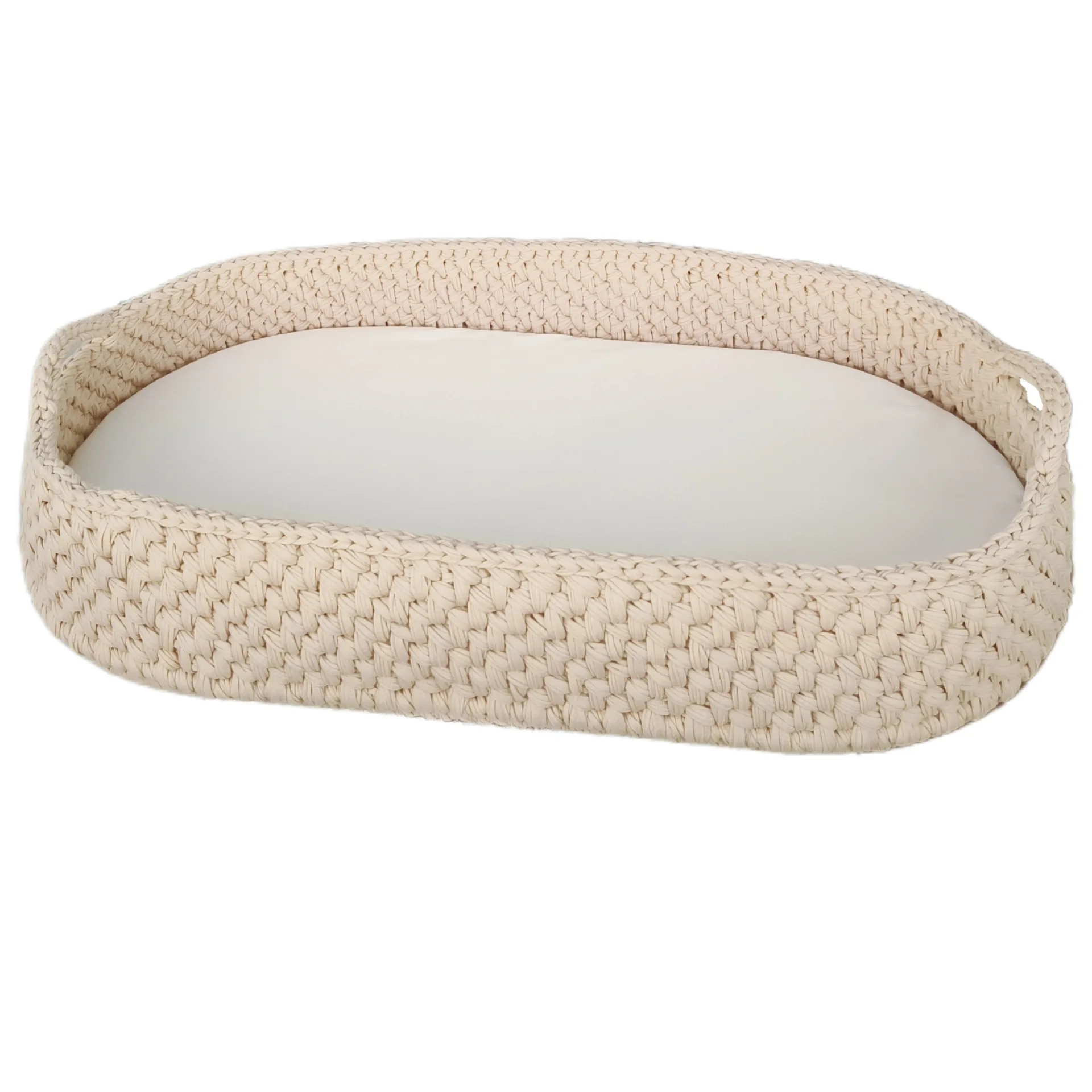 وسادة نوم على شكل قطة منسوجة للفصول الأربعة للخريف والشتاء، سجادة نوم للكلاب متوسطة وصغيرة الحجم، أريكة للحيوانات الأليفة #5