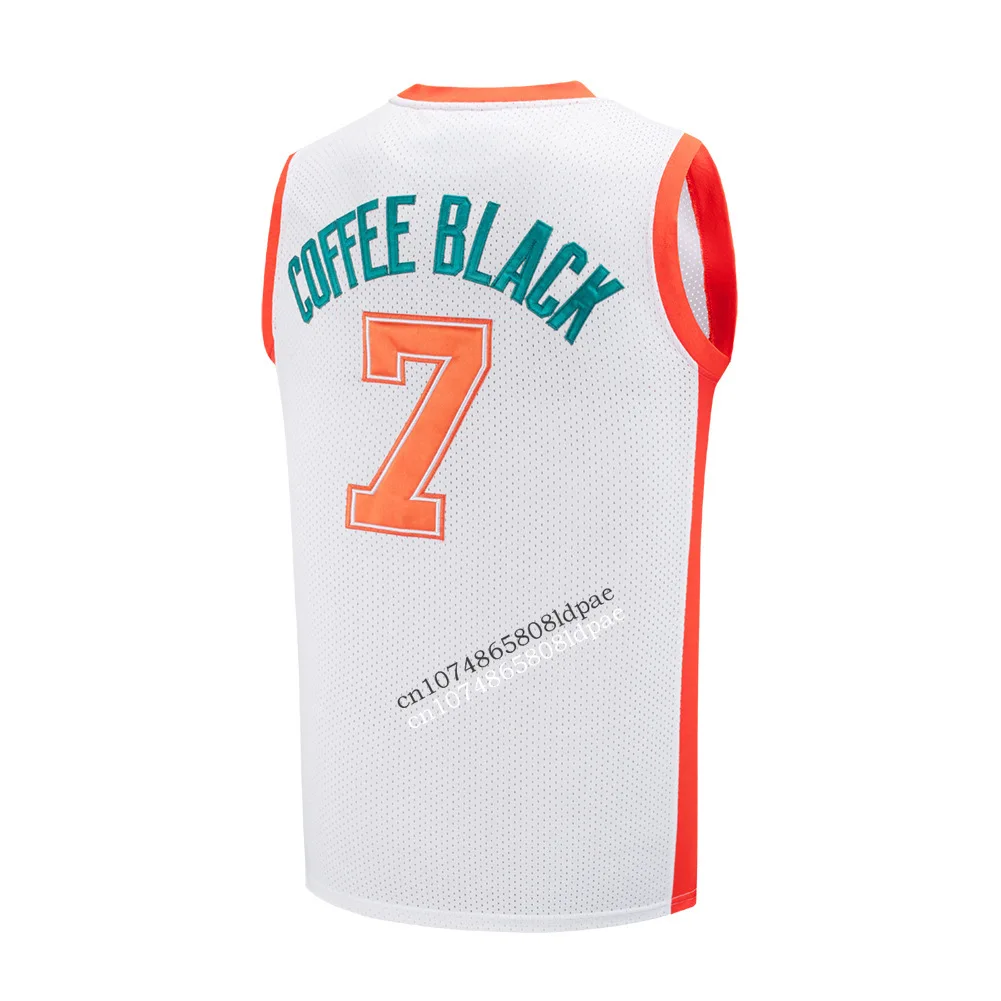 Coffee Black Jersey 7 Flint Tropics Basketball Jersey 33 Jackie Moon Sports Shirt 11 Ed Monix Mens Movie Jersey Us Size S-XXXL