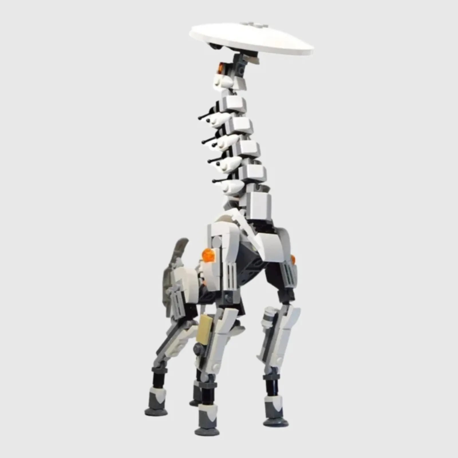 لعبة مكعبات بناء وحشية طويلة الرقبة الأفقية لعبة Zeros Dawn Longnecks Beast نموذج هدايا عيد الميلاد لمحبي الألعاب (238 قطعة)