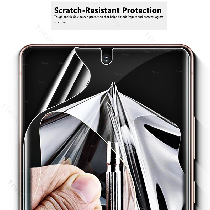 Transparent Hydrogel Film 4-1PCS Gel for Xiaomi Redmi Note12 Screen Protectors for Redmi Note 12 11 Pro 4G 5G Not Glas Case Back