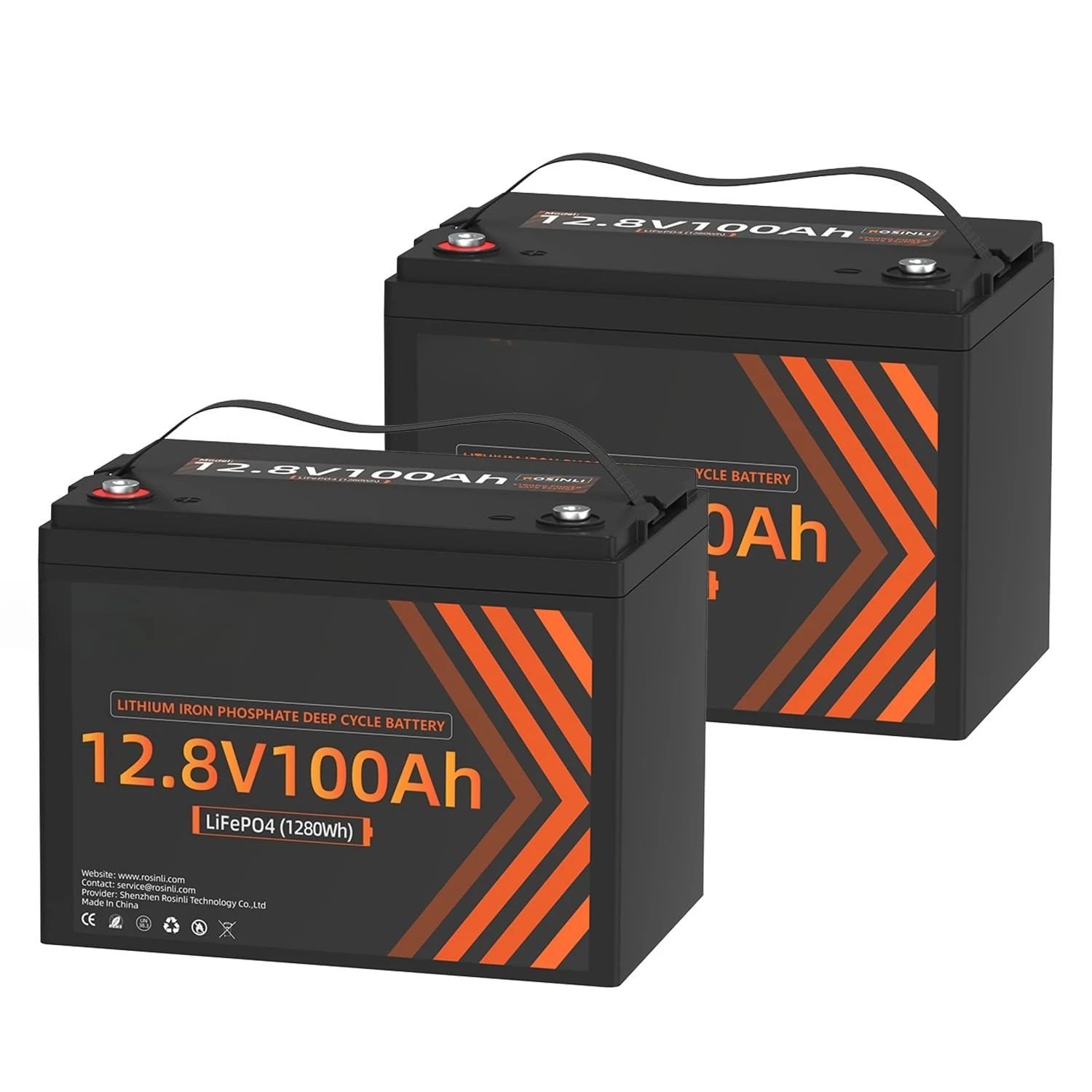 2Pack 12V 100Ah Bci…