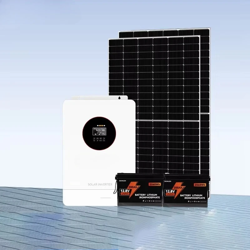 Customized Home Use Monocrystalline Silicon Solar Energy Storage System 3KW-10KW Hybrid Grid Full Set With MPPT Controller