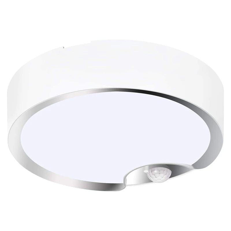 Plafoniere con sensore di movimento Plafoniere a LED per interni/esterni alimentate a batteria per lavanderia nel corridoio