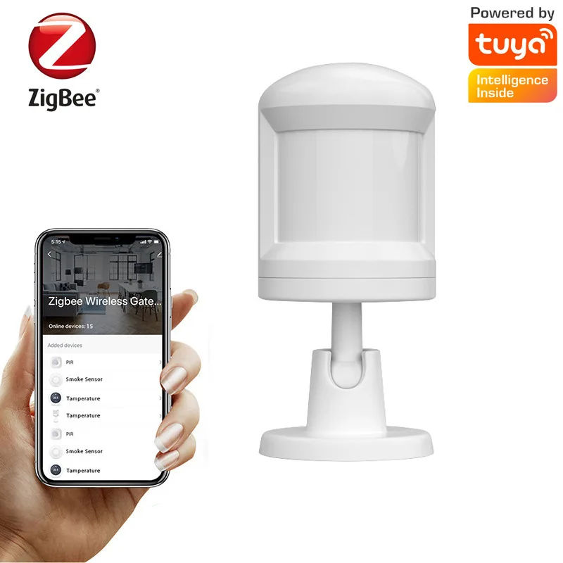 Tuya Zigbee Gateway Bridge Hub Smart Home Zigbee 3.0 PIR Sensor Door and Window Sensor Temp and Humidity Sensor Smart Life APP