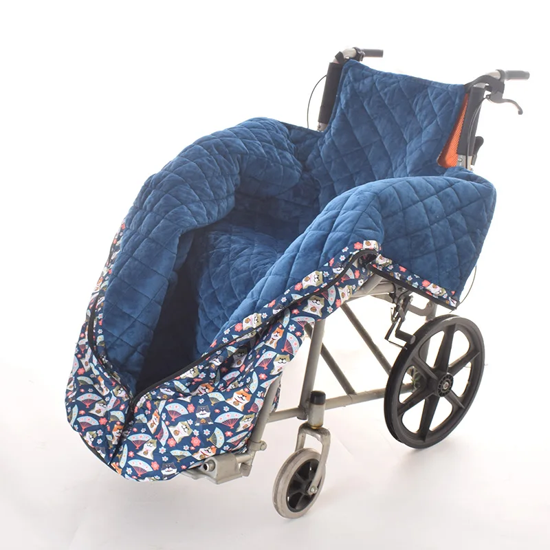 

1PC Wheelchair Warm Blanket Thicken Wheelchair Apron Cover Fleece Wrap Blanket Accessories for The Aged Patient Elderly Blanket