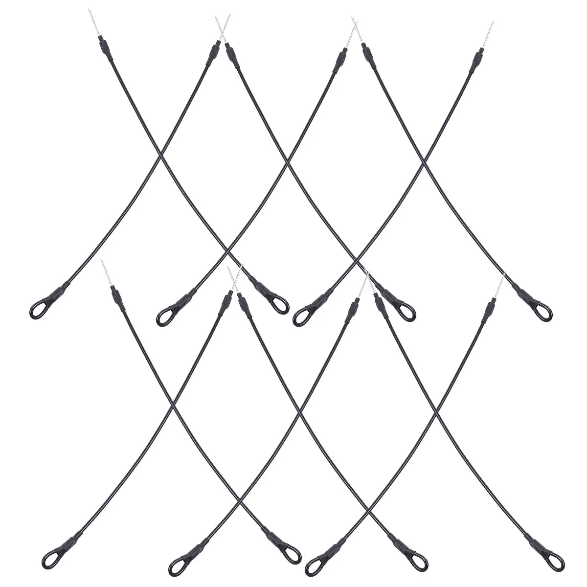 

100 Pcs Luggage Anti-theft Rope Lanyard Wire with Clip Lanyards for Keys Contractor Name Badge Safety