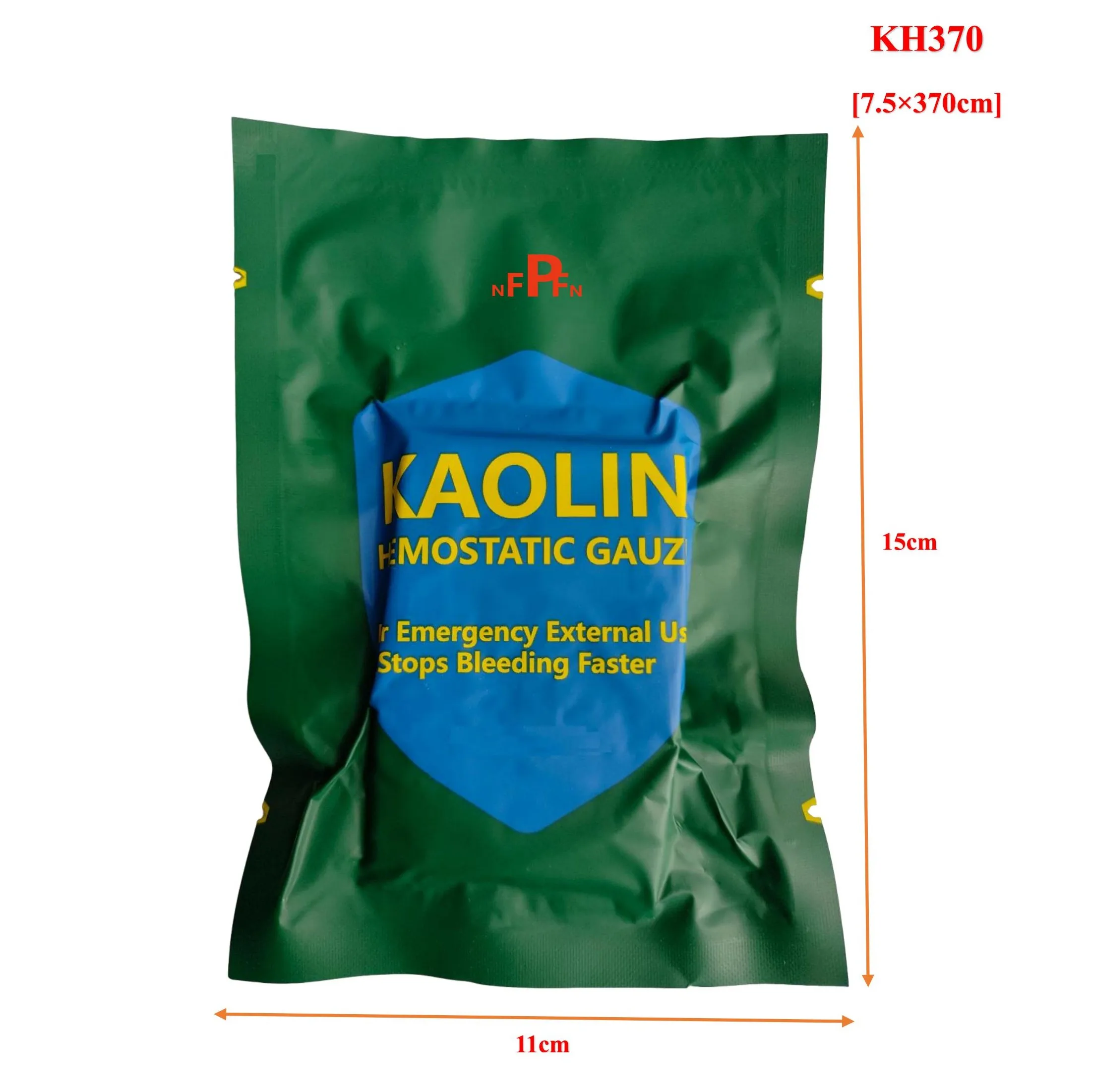 TCCC Tactical Zeolite Hemostatic Gauze Emergency Outdoor Binding Fixed Bandage First Aid Kit Medical Wound Dressing