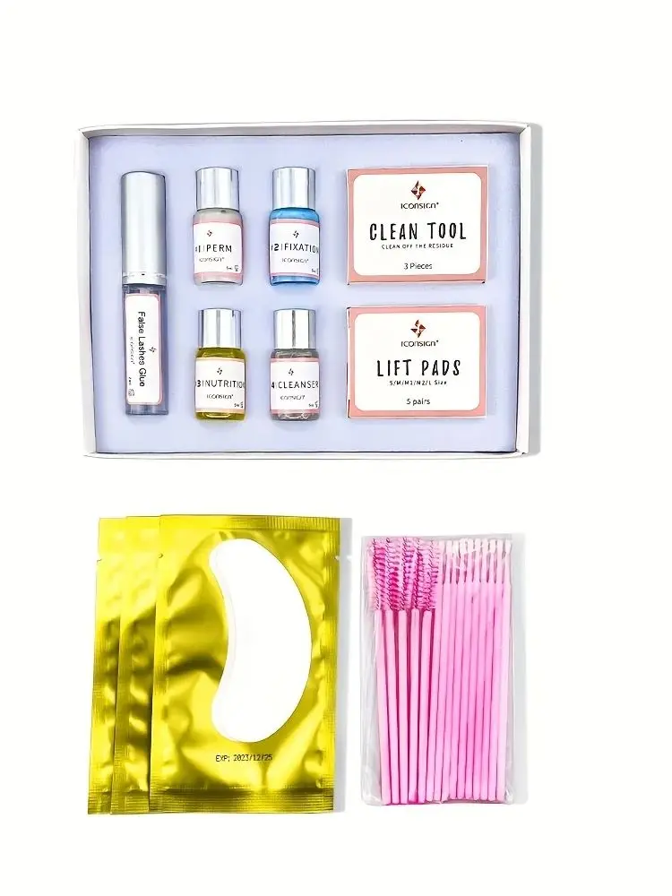 ICONSIGN Lash Lift Kit Lifting ciglia durata 6-8 settimane Lash Perm Eyelash Enhancer strumenti per il trucco regalo perfetto per le donne