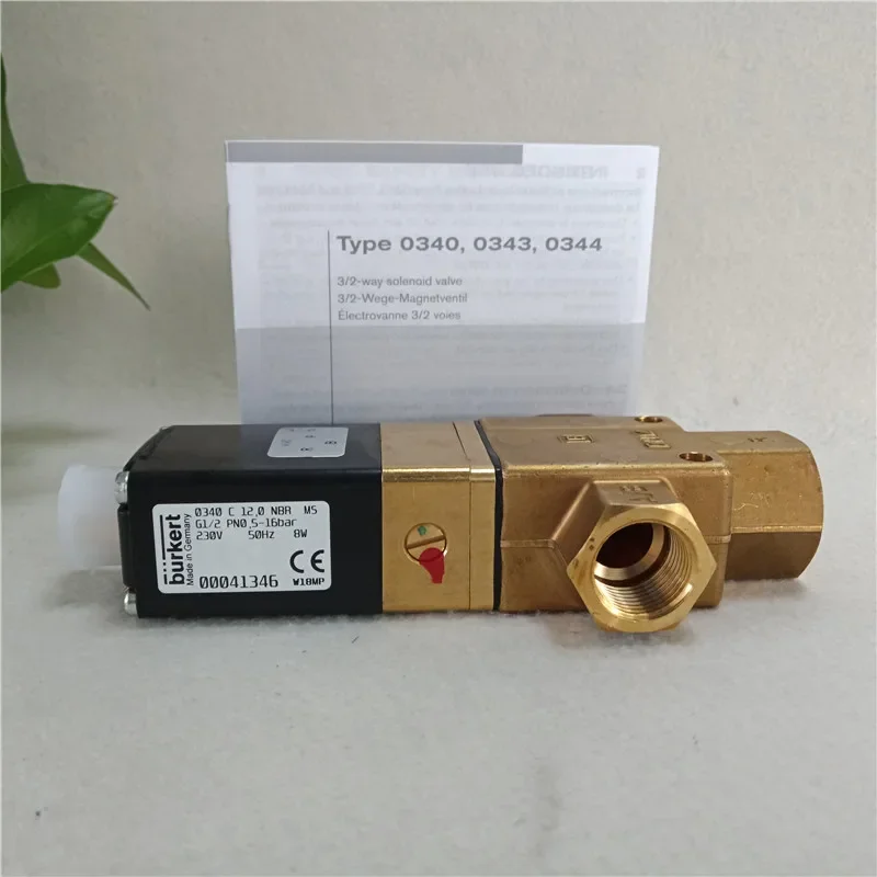 

2025.4 Baode Two Position Three-way Solenoid Valve Burkert0340 C 12.0 NBR MS G1/2 24V 230V