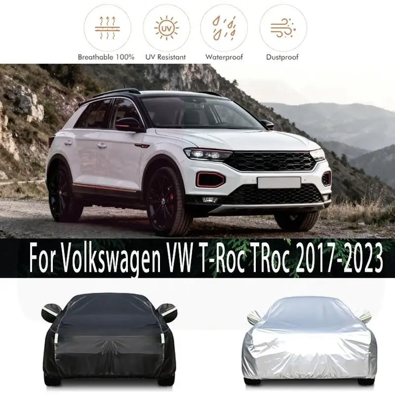 

For Outdoor Protection & Waterproof Full for Volkswagen VW T Roc 2017 2020 2023 Sunshade Dustproof Exterior Car Covers