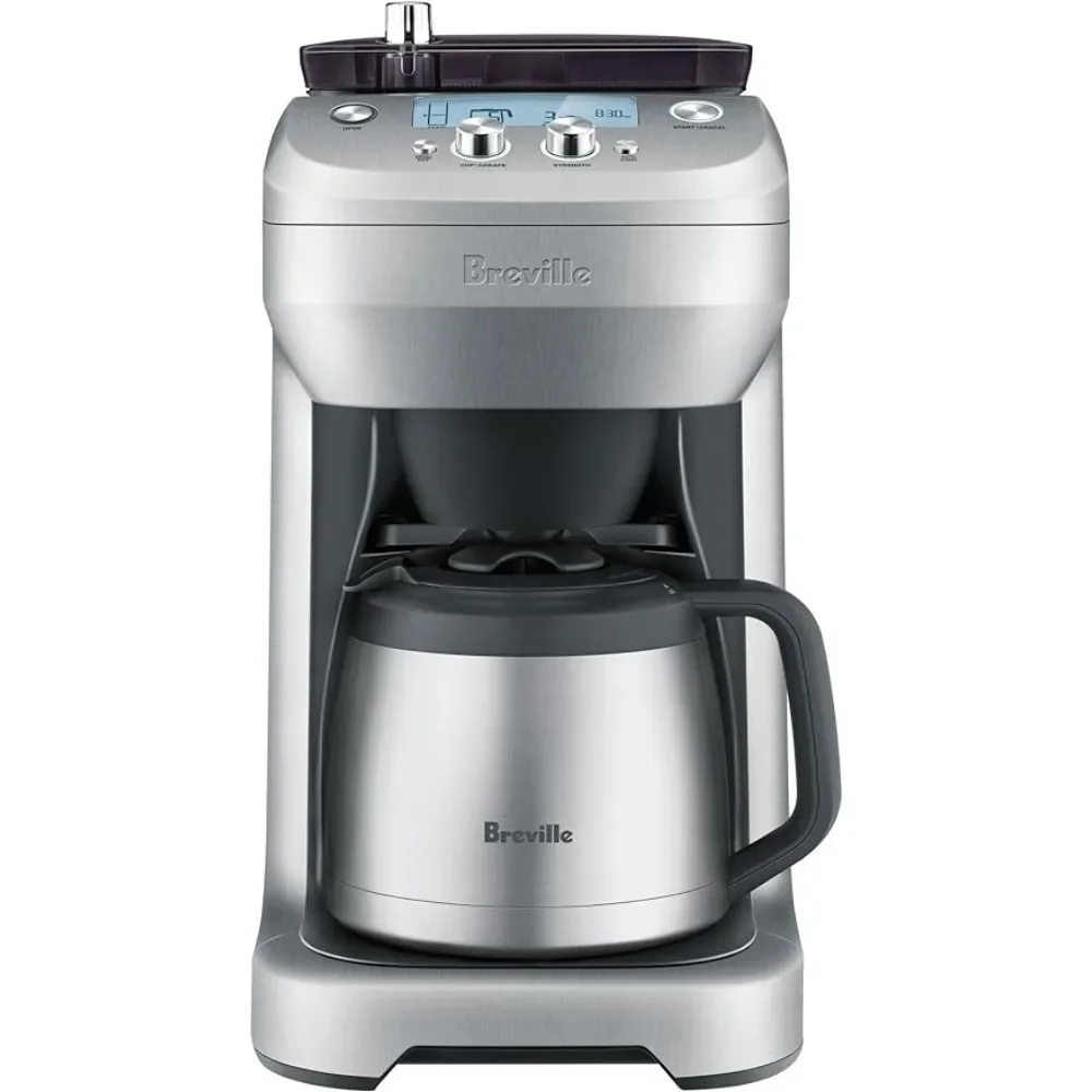 Breville Grind Control Coffee Maker, 60 ounces, Brushed Stainless Steel, BDC650BSS,Silver